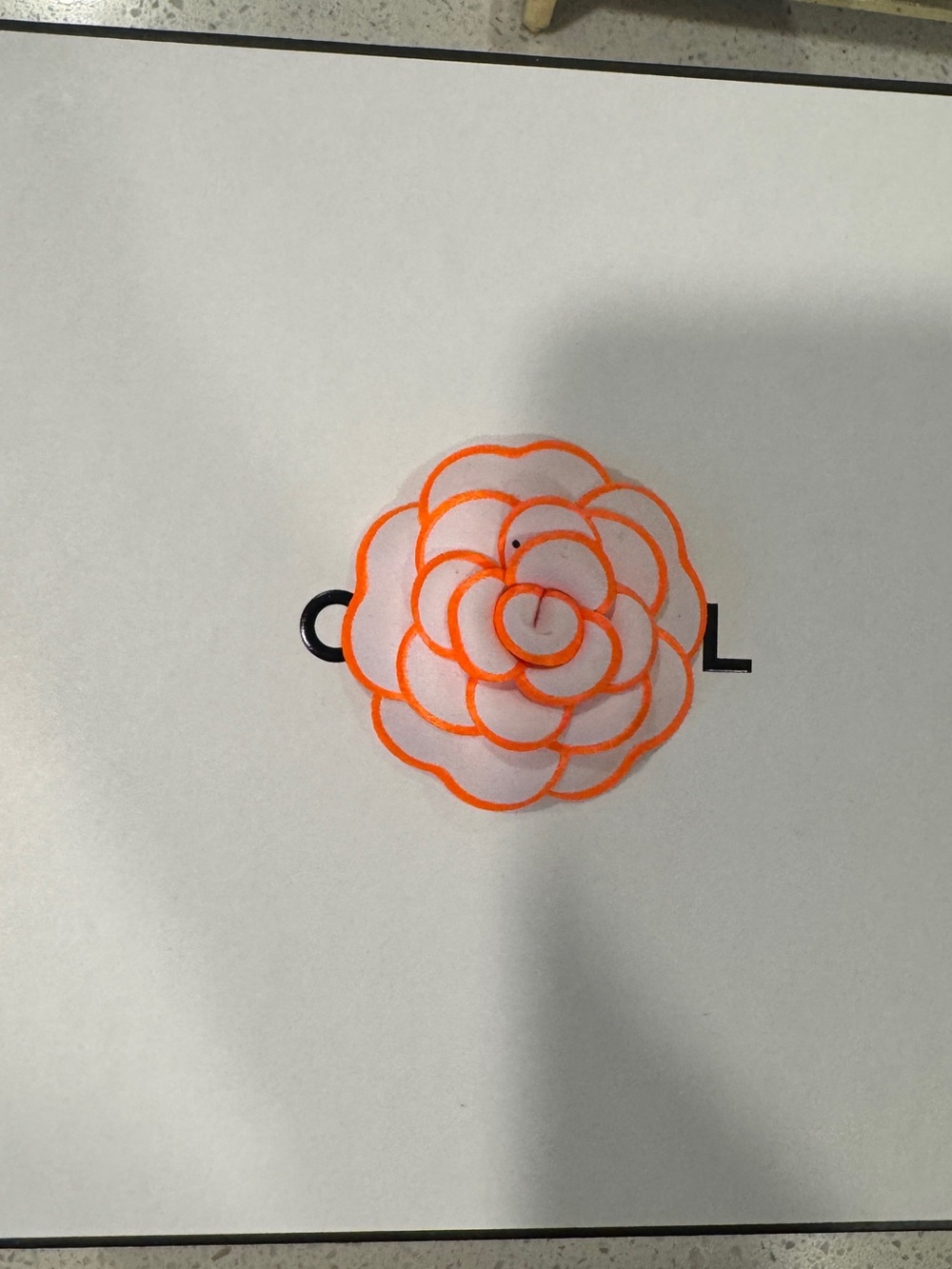 Camellia Satin Flower neon